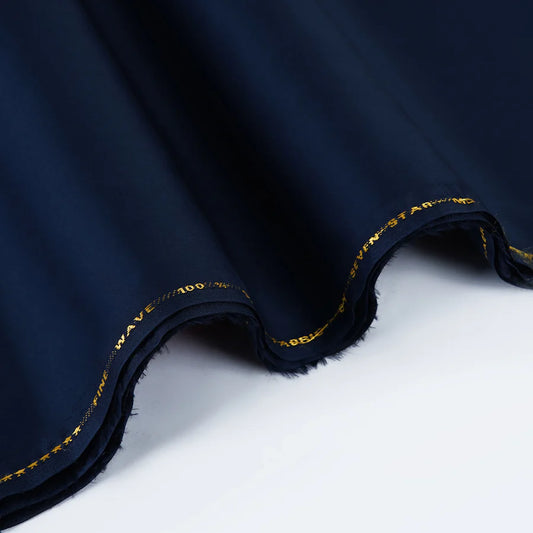 Mansha's Fine Waves Soft Cotton-Navy Blue